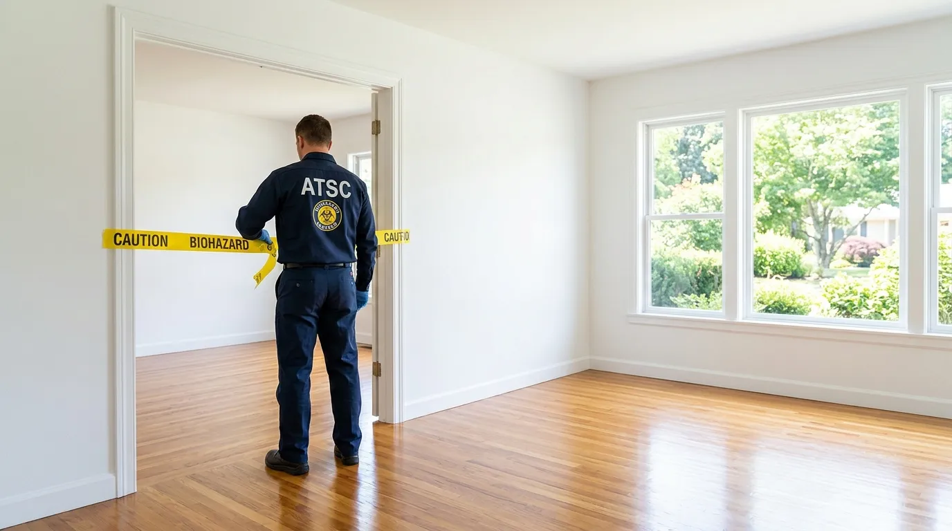 Certified biohazard cleanup crew performing Crime Scene Cleanup in Cliffside Park