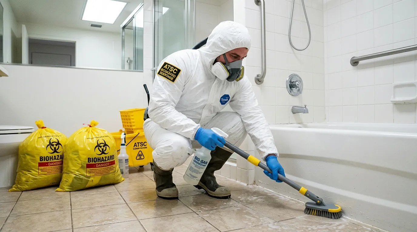 Decontamination equipment deployed for Blood Cleanup in Cliffside Park